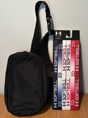 Under Armour Headbands, and GAP Black Crossbody Sling Bag